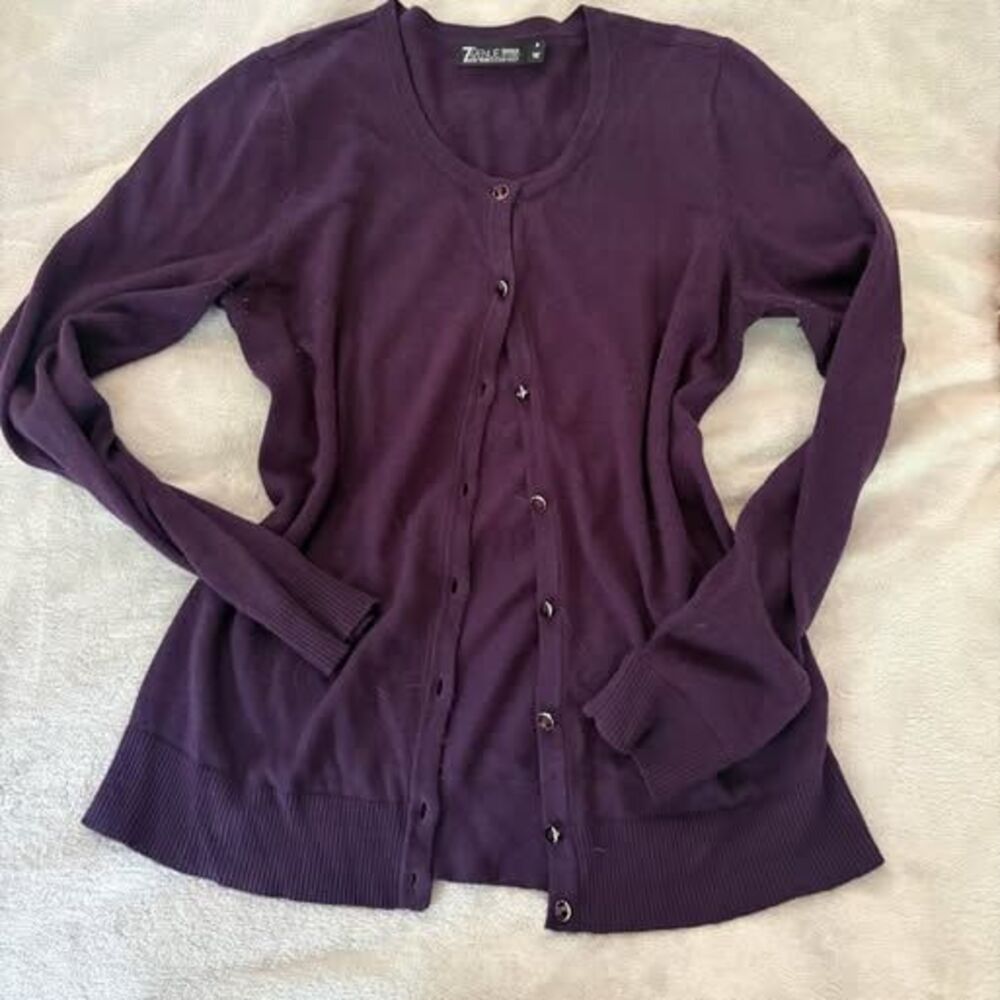 Plum cardigan